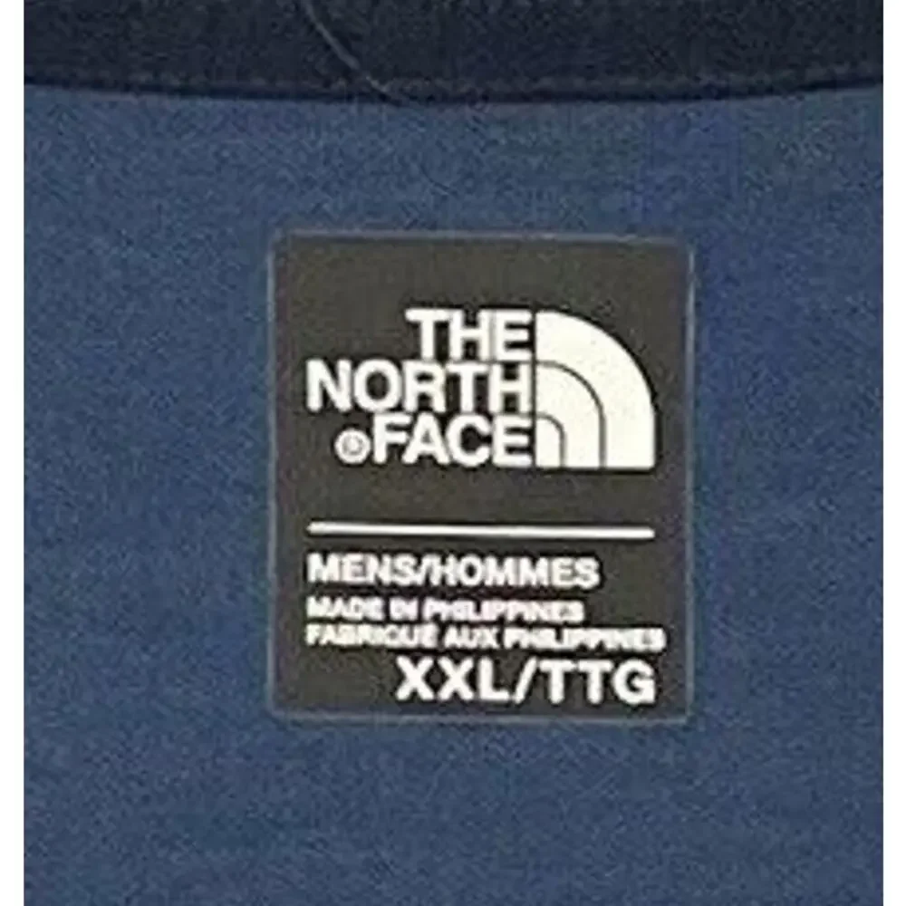 The North Face Jacket Mens Size XXL Blue Thermal Full Zip Hooded NF0A2TDE